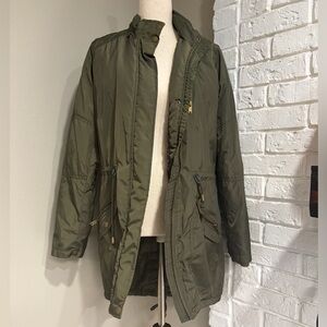 Women's Mossimo Supply and Co. Olive Utility Parka Jacket